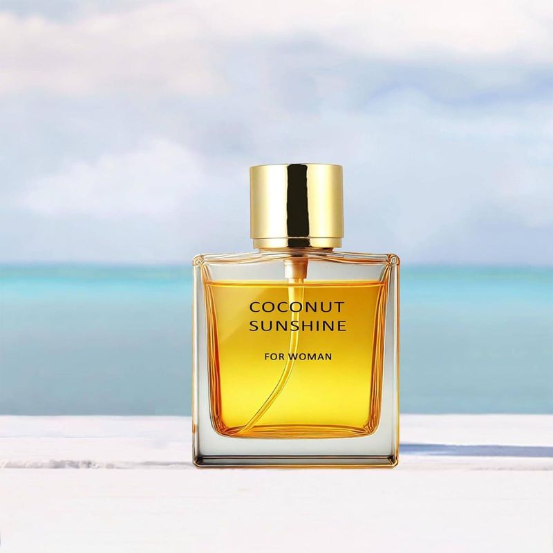 Coconut Sunshine Eau De Toilette - Fresh & Light Vanilla Scent Perfume For Women, Long-Lasting Tropical Fragrance_voghion.com