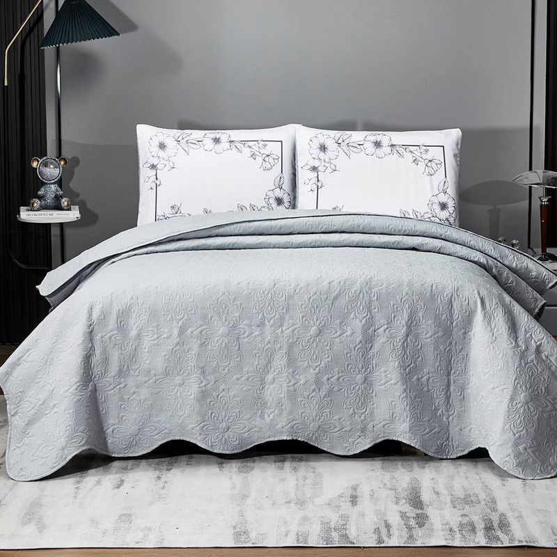 CG04 Sunflower Bed Cover Set, Suitable For Bedrooms And Living Rooms (1* Bedspread +2* Pillowcase, No Duvet Core Or Pillow Core)_voghion.com