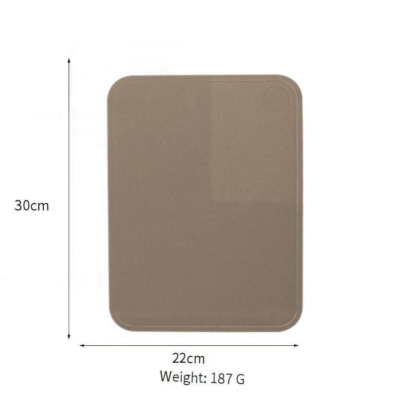 Tagliere ecologico in paglia di grano – Tagliere da cucina quadrato per frutta, verdura e alimenti per bambini (antiscivolo, senza BPA, lavabile in lavastoviglie)_voghion.com