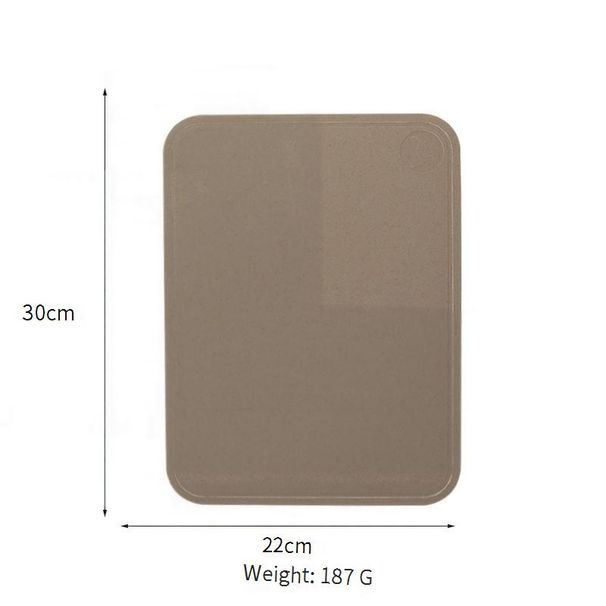 Tagliere ecologico in paglia di grano – Tagliere da cucina quadrato per frutta, verdura e alimenti per bambini (antiscivolo, senza BPA, lavabile in lavastoviglie)_voghion.com