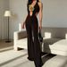 Golden Goddess Jumpsuit – High-Waisted Wide-Leg Palazzo With Corset Back For Monaco Yacht Nights_voghion.com