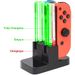 Nintend Schalter 4 Controller Ladegerät LED Anzeige Lade Dock Station für Nitendo Schalter Nintendoswitch NS OLED Zubehör_voghion.com