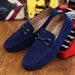 Men Loafers Business Shoes Suede Leather Soft Sole Male Casual Shoes Retro Flat Dress Shoes Moccasins Designer Slip On Men Shoe_voghion.com