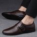 Business Casual Herren, Top Layer Rindsleder Professionelle Arbeit Hochzeit Friseur Formelle Schuhe, Jugend Lederschuhe für Männer_voghion.com