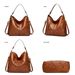Handbag Set For Women Stylish Large Capacity Tote Shoulder Bag_voghion.com
