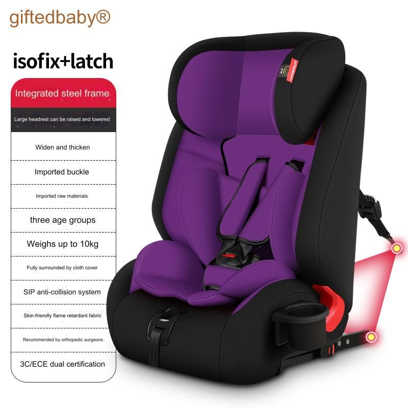 Otroški varnostni sedež Genius Baby z ISOFIX/trdim vmesnikom za zapah, 9 mesecev, 12 let, dojenček_voghion.com
