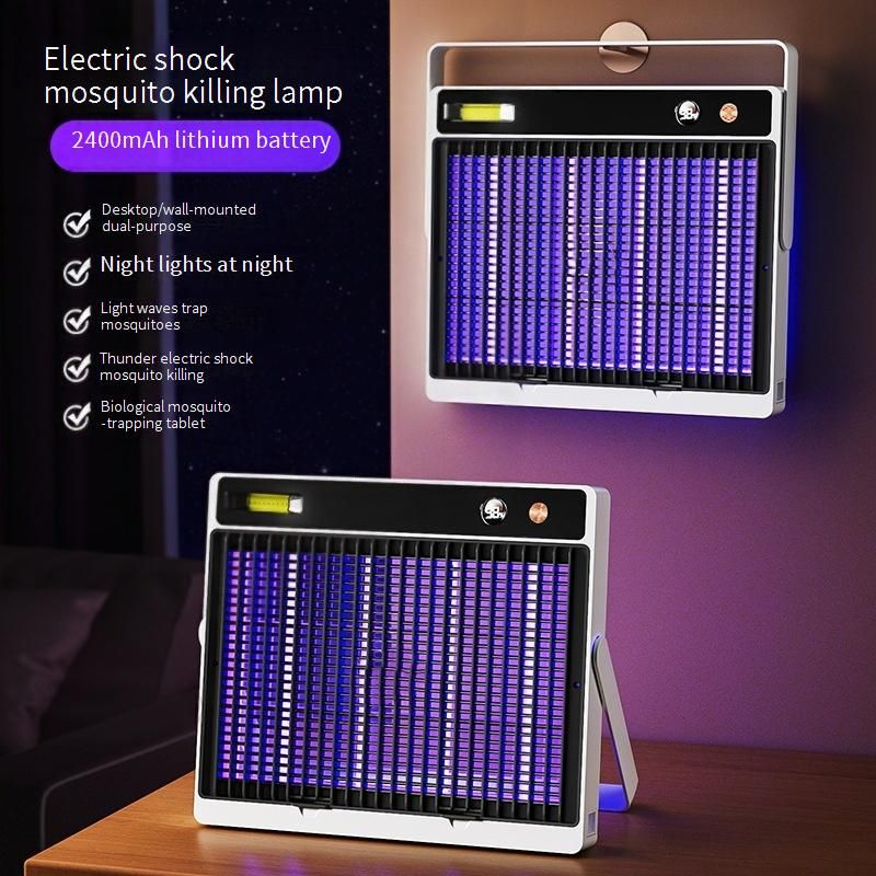 Elektrikli Sivrisinek Öldürücü Lamba - Fotokatalizör ve UV Işıklı USB Şarj Edilebilir İç/Dış Mekan Böcek Öldürücü_voghion.com