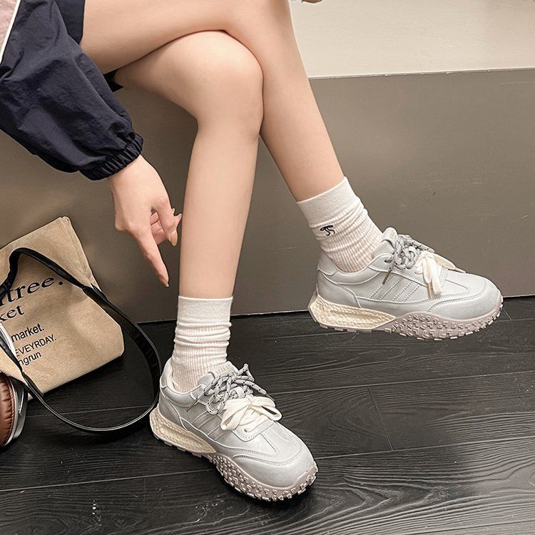 Genuine Leather Multifunctional German Women's Trainers 2025 New Women's Spring And Autumn Single Layer Sneakers Fashionable Versatile_voghion.com