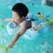 Cartoon Creative Anti-Tip Baby Inflatable Floating For Children Pool Swimming Ring_voghion.com