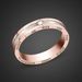 LOFTILY Titanium Steel Ring For Women, Light Luxury Engraved 'When I Am With You', Zircon Ring, Niche Couple Rings_voghion.com