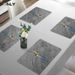 New Placemat High-end Waterproof Oil-proof Dining Small Nordic Style Wipeable Table Mat Household Sense Of Ceremony_voghion.com
