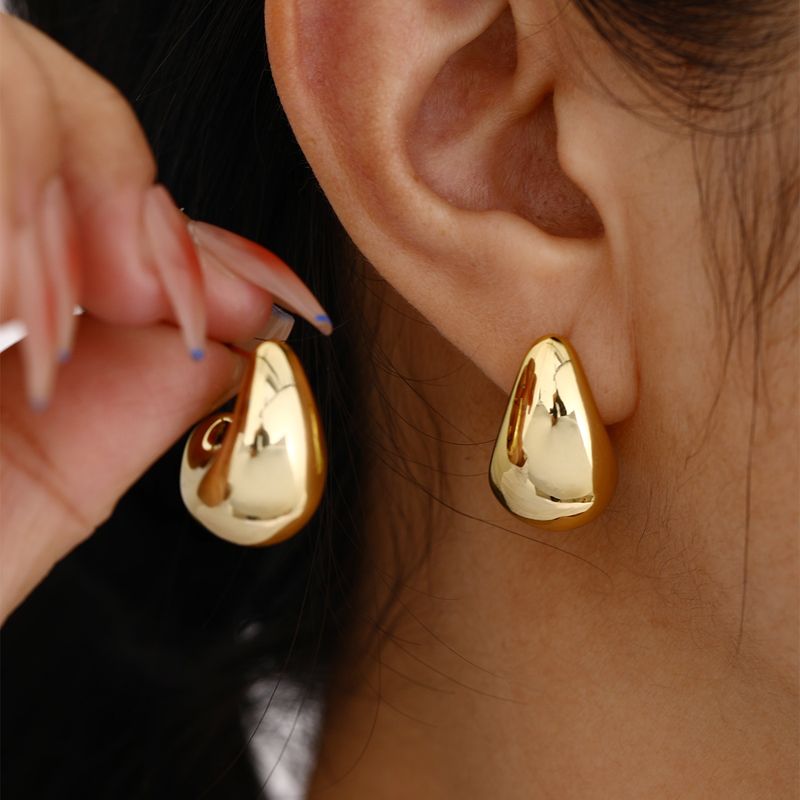 Children's Hair Accessories Water Drop Earrings Niche Temperament Simple Earrings_voghion.com