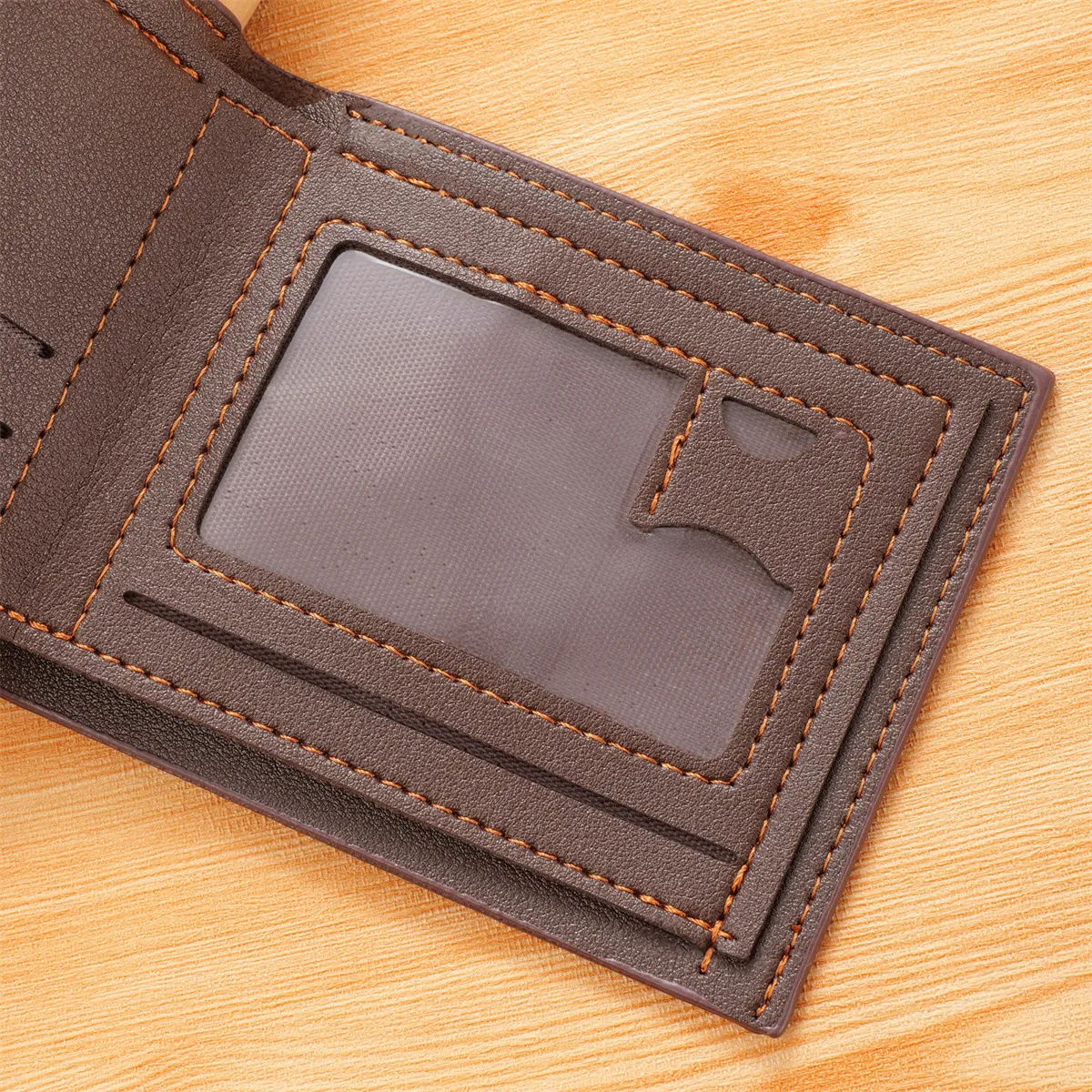 Wallet Men's Short Ultra-thin Multi Card Position Lightweight Casual Fashion Card Bag Waterproof Fabrics_voghion.com