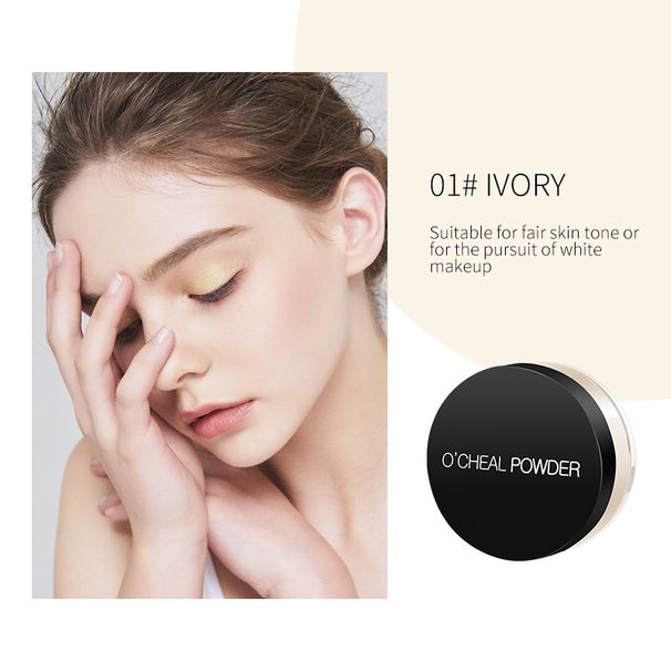 O'CHEAL Loser Puder – Wasserfester, ölkontrollierender, vollständig deckender, lang anhaltender, feiner Fixierpuder_voghion.com