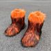 cross border raccoon fur plush snow boots with closed toe warm fluffy fur hot girl y2k foreign trade style_voghion.com