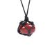 Collana fatta a mano con sacchetto di rete di cristallo - Ciondolo in pietra naturale da 2 pollici con corda regolabile da 18 a 22 pollici, gioiello curativo retrò boho per energia positiva_voghion.com