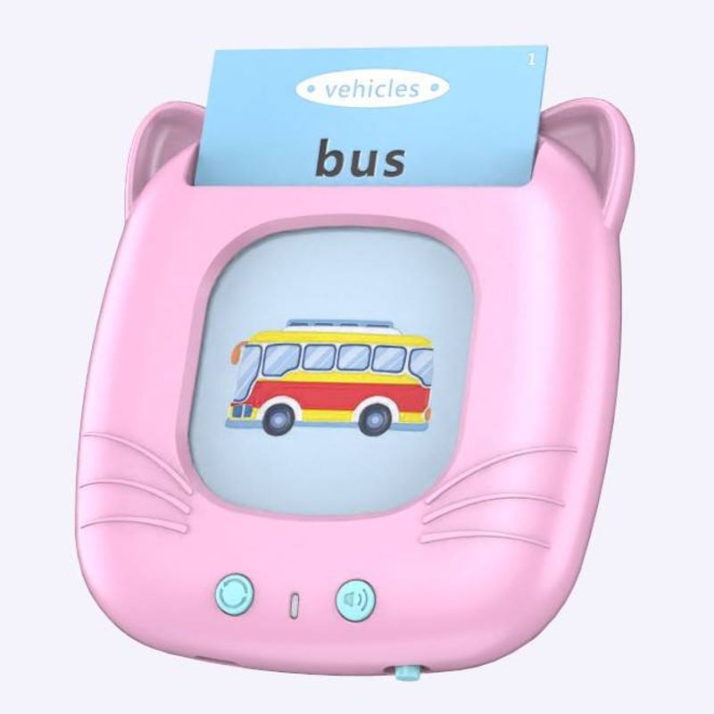 Flash Cards Foreign Trade Children's Puzzle Toys English Card Insertion Machine Bilingual Early Education Flash Card Machine_voghion.com