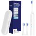 Rechargeable Electric Toothbrush With 2x Brush Heads - 3 Modes & 2 Min Timer Smart Electric Toothbrushes, Compatible With Philips Sonicare Brush Head_voghion.com