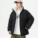 Clothing 2024 Winter New Stand Collar Men's Loose Thickened Warm Trendy Puffer Jacket Cotton Coat_voghion.com