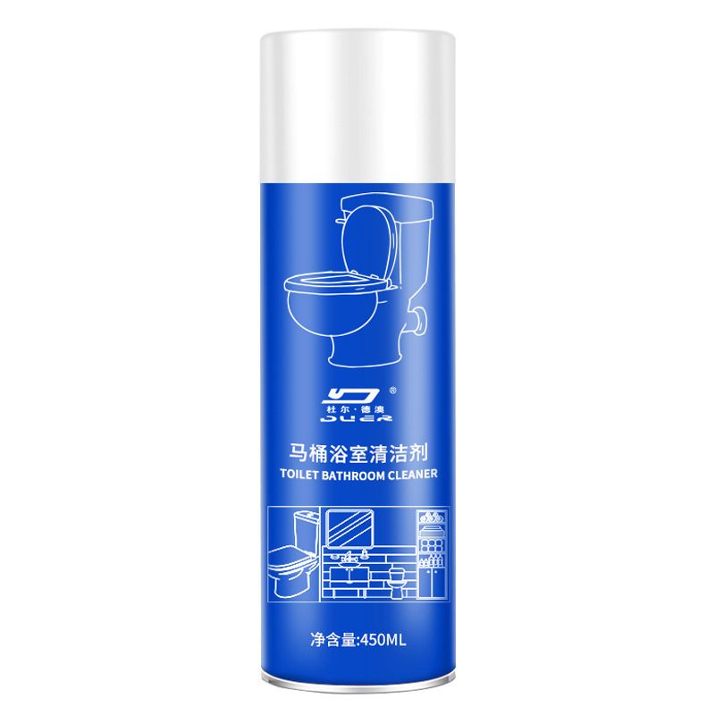 Toilet Bubble Cleaner Foam - 450ml Lemon Scented Bathroom & Restroom Cleaning Solution, Effortless Stain Removal, Multi-Surface Safe, Fresh Fragrance_voghion.com