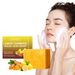 OUHOE Lemon Turmeric Kojic Acid Soap Deeply Cleanses Skin, Brightens, Exfoliates, Moisturizes The Shower And Facial Wash_voghion.com