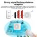 USB Wireless Smart Welcome Doorbell Three-speed Volume 38 Songs Melodies Doorbell For Home Bed Emergency Call_voghion.com