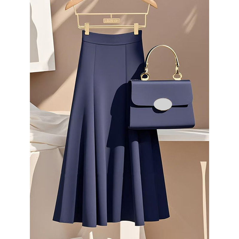 Women's Clothing New Fashion Women's Clothing Light Mature Style Lady Temperament Unique Design Loose Retro Skirt_voghion.com