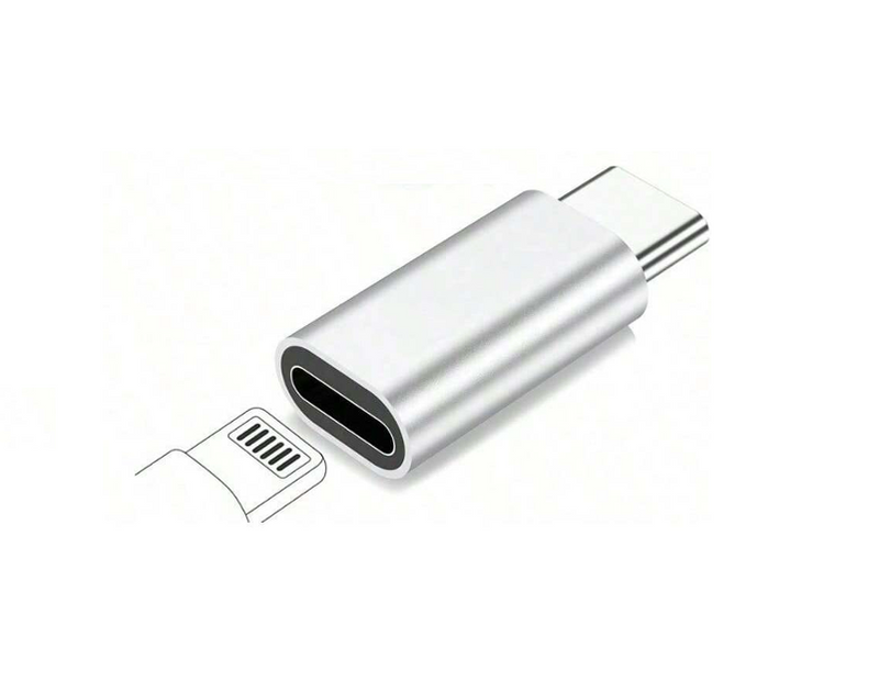 1-3ks nabíjecí adaptér Lightning samice na USB-C samec, kompatibilní s iPhonem, sériové nabíječky, nevhodné pro audio/OTG_voghion.com