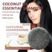 Coconut essential oil handmade soap shampoo, refreshing, removing, smooth, moisturizing, dandruff relieving, and itching_voghion.com