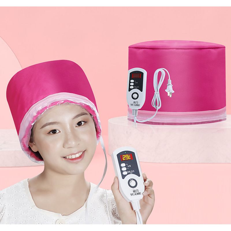 YUAME German Home Mask Evaporation Heating Cap Care Perm Dyeing Hair Treatment Hat_voghion.com