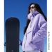 New Purple Ski Suit Set Bright Color Thickened Warm Unisex Casual Outdoor Mountaineering Jacket Waterproof_voghion.com