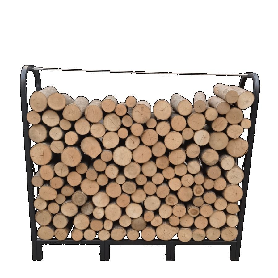 Per legna da ardere Artibear Organizza Camino da esterno Tronchi di metallo Portalegna da ardere Stacker Pila Supporto pesante Supporto da 4,1 piedi Stoccaggio interno_voghion.com