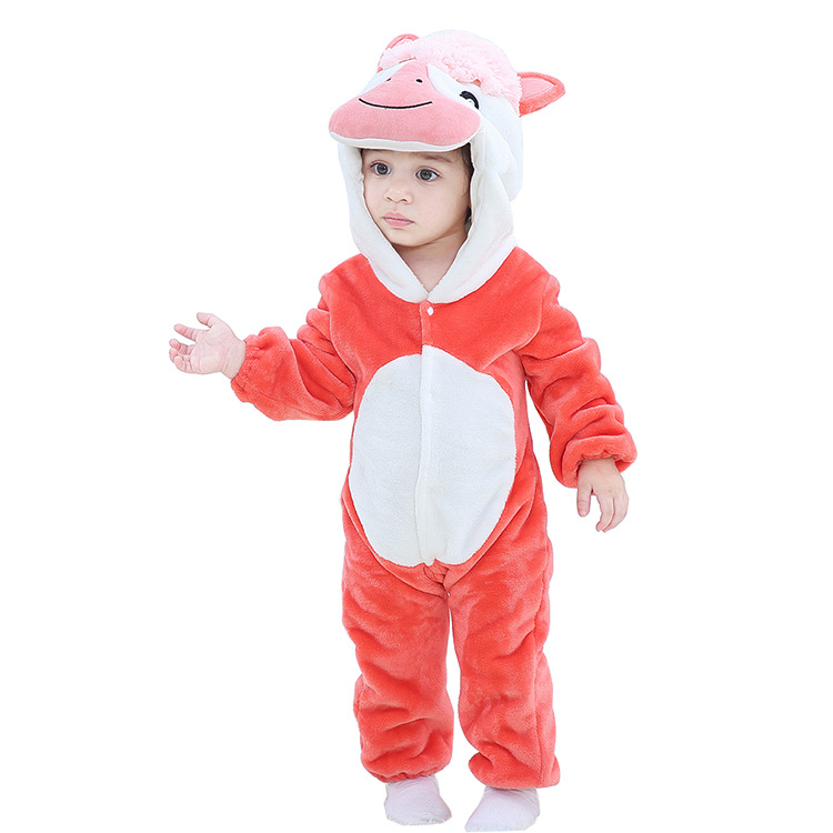 Baby clothes newborn baby one-piece romper cartoon children's animal crawling clothes_voghion.com