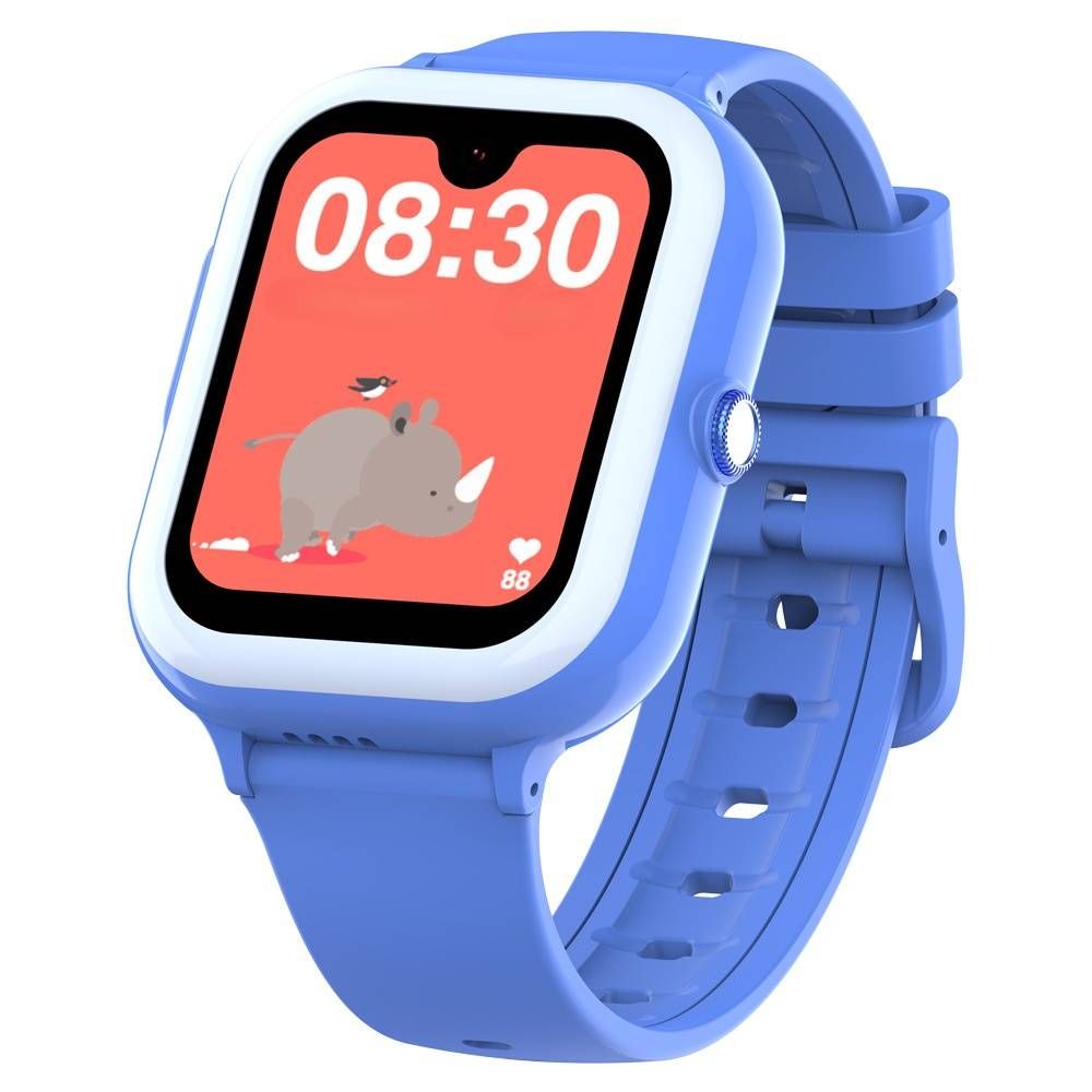 Smartwatch voor kinderen met GPS/WiFi/LBS-tracking, 1,78 inch HD-touchscreen, 30W-camera, Android-compatibel - roze/blauw/zwart_voghion.com