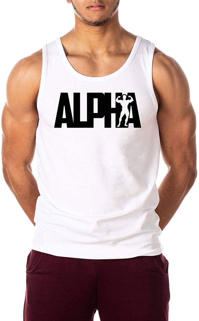 2019 Nowy bawełniany T-shirt sportowy Fitness Brothers Bodybuilding Tank Top, pochłaniający pot, luźny, sportowy T-shirt dla umięśnionych mężczyzn_voghion.com