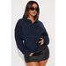 Soft & Cozy Oversized Knit Sweater Women's Casual Pullover With Shawl Collar – Elegant Fall & Winter Wardrobe Essential_voghion.com