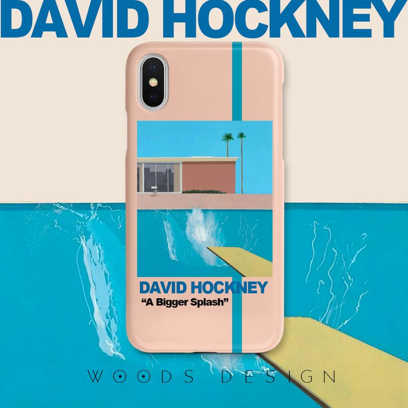 Unbeatable Quality Original Woods' Hockney Phone Case For Iphone_voghion.com