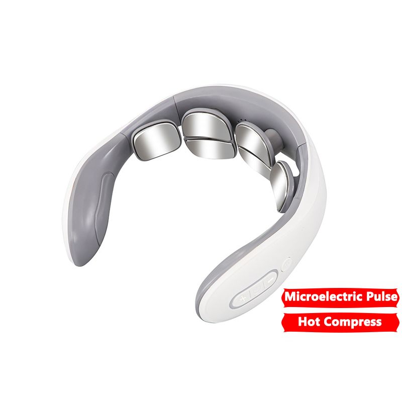Electric Neck Massager For Personal Health Care Low Frequency Massager Relieve Neck Pressure Home Relaxation Treatments_voghion.com