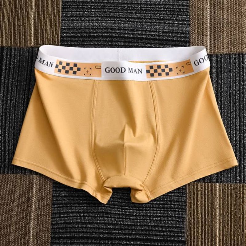  Boksarice velike velikosti brezšivna bombažna pila moške boksarice poletne tanke velikosti: L-4XL_voghion.com