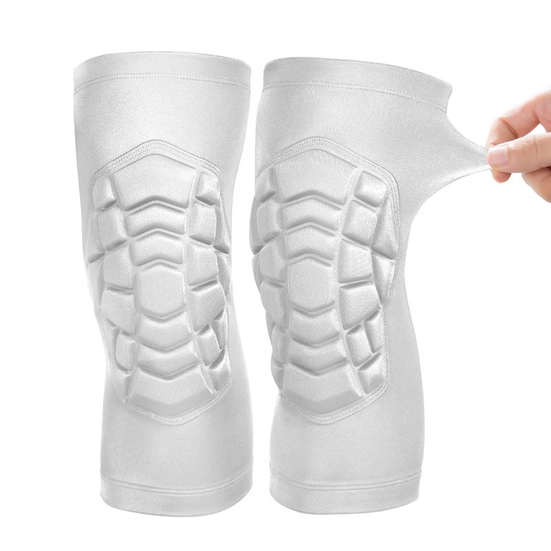 Volleyball Knee Pads, Breathable Professional Grade Protective Knee Pads, Male And Female Adolescent Adult Girl Boy Knee Pads, White_voghion.com
