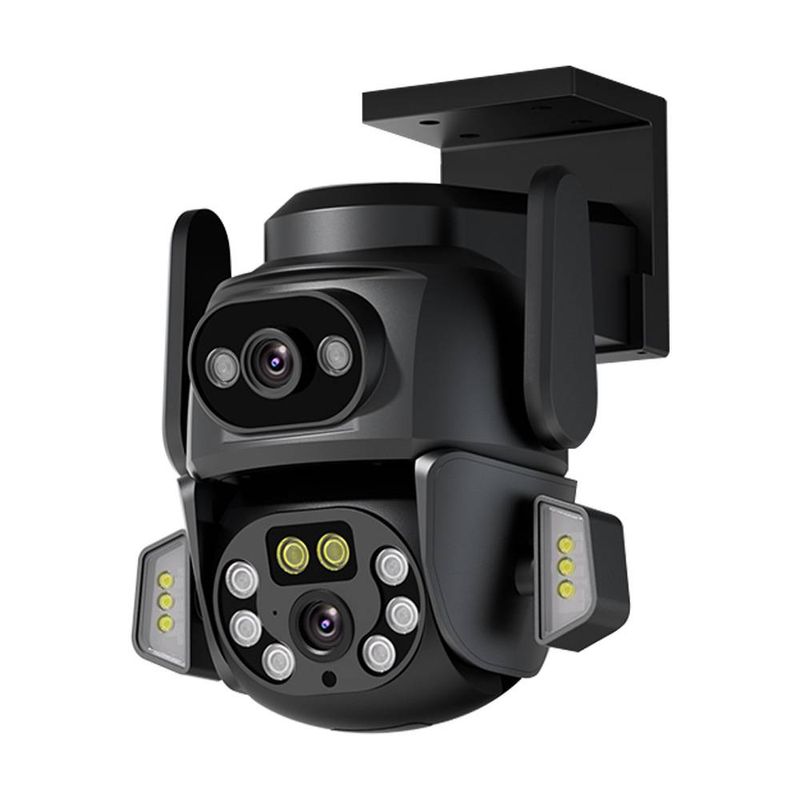 Smart Gun-ball WiFi Surveillance Camera, Remote Access Via Mobile Phone, HD Night Vision, PTZ Monitor, Outdoor Waterproof_voghion.com