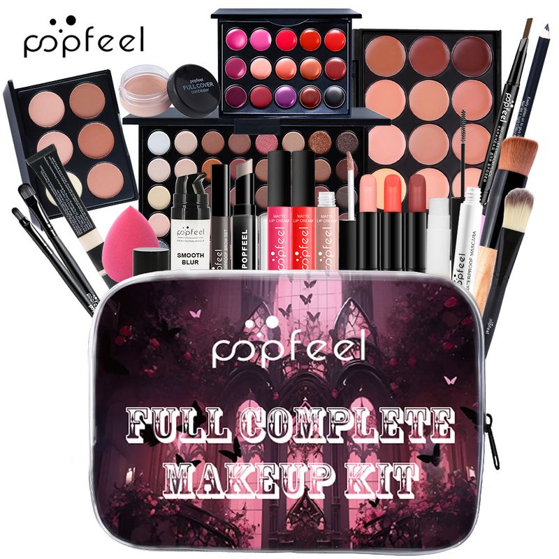 Set di trucco, set di cosmetici, set completo originale, trucco sposa, principiante, trucco di bellezza, combinazione, un set completo per studenti._voghion.com