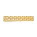 14k Men's Textured Basketweave Pattern Tie Bar_voghion.com