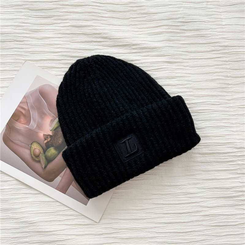 Big Head Thick Woolen For Children, Loose Warm In Autumn And Winter, Pile Up Cold Hat, Big Small Face, Knitted Ear_voghion.com