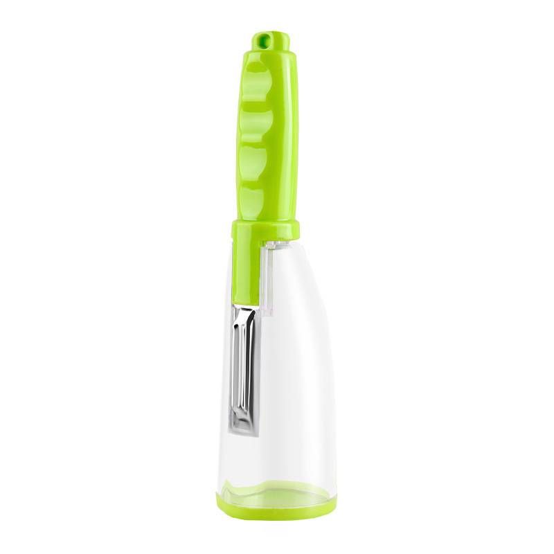 Multi-Purpose Peeler With Storage Container - Kitchen Vegetable Peeler For Potatoes, Carrots & Fruits​​_voghion.com