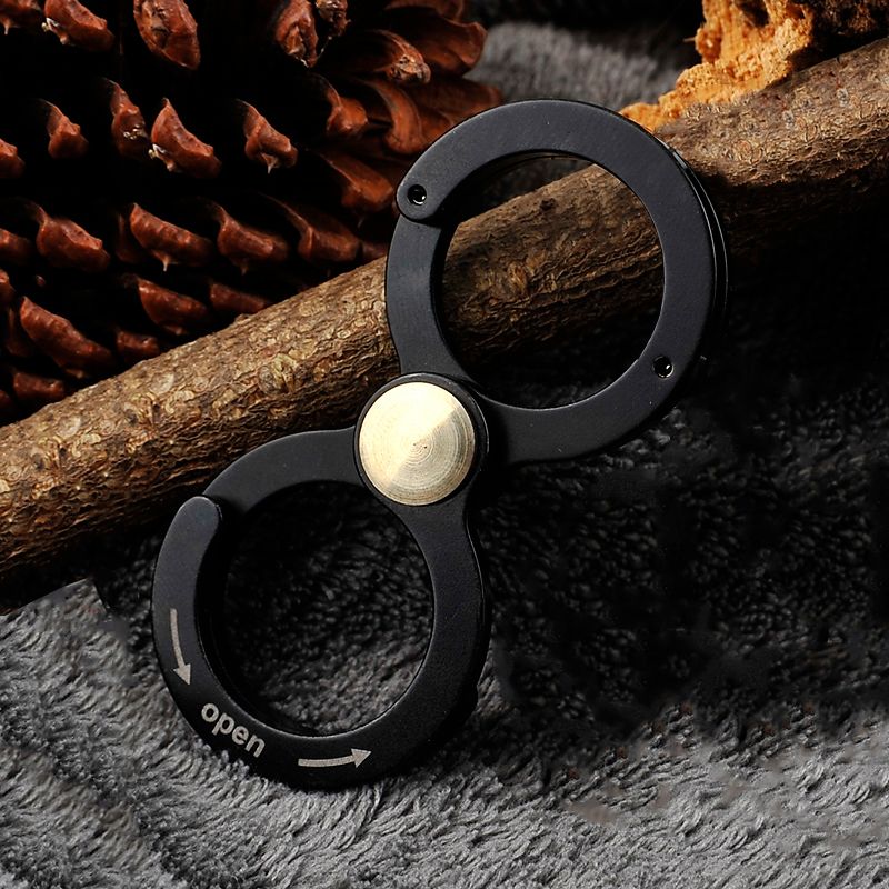 Moschettone multifunzionale per esterni, fibbia da arrampicata a forma di 8, clip per bottiglia d'acqua, gancio da campeggio, portachiavi_voghion.com