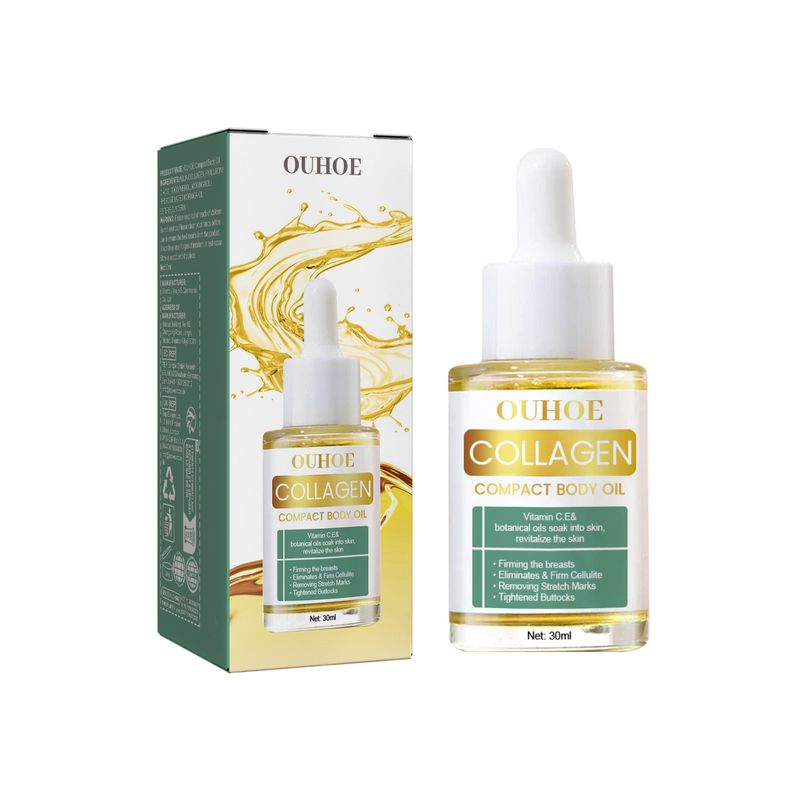 OUHOE Collagen Enhances Oil, Slimens Shapes Body, Massage Oil Tightens Belly, Legs, Body Care_voghion.com
