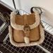 Autumn and winter wool women's bag small popular suede fur shoulder bag_voghion.com