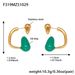 Sugar Cube Niche Oil Drop Earrings For Women, Simple, Light Luxury, Versatile, Elegant, Unique, Fashionable Stud Earrings, Cool Style_voghion.com