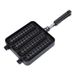 New Household Double-Sided Waffle Toast Bread Non-Stick Flat Pan Commercial Baking Mold_voghion.com